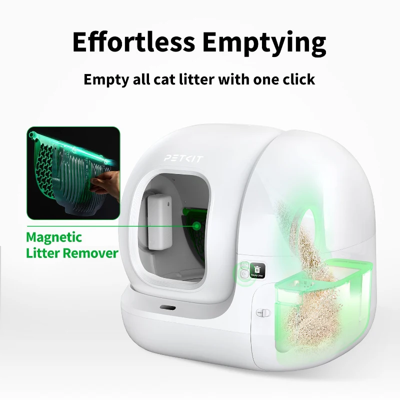 PETKIT-Juego de malla de filtro de placa de vertido de arena magnética, arena efectiva para PETKIT PURA MAX /MAX 2, caja de arena para gatos, inodoro automático - imagen 3