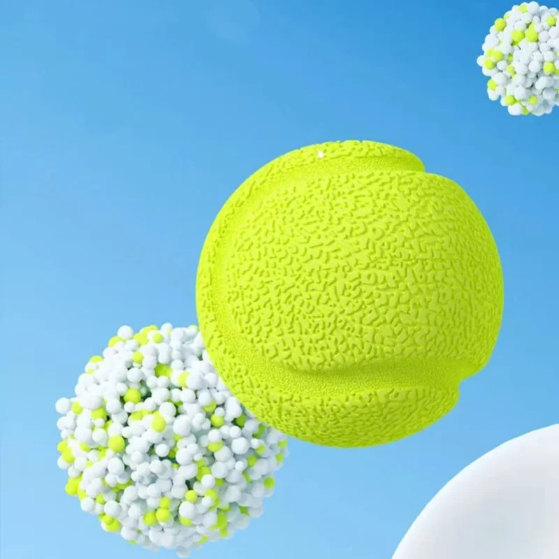 Pelota para gatos con plumas, juguetes para gatitos, pelota con sonido, ejercicio interactivo hinchable, herramienta de entrenamiento de entretenimiento para gatos de interior - imagen 3