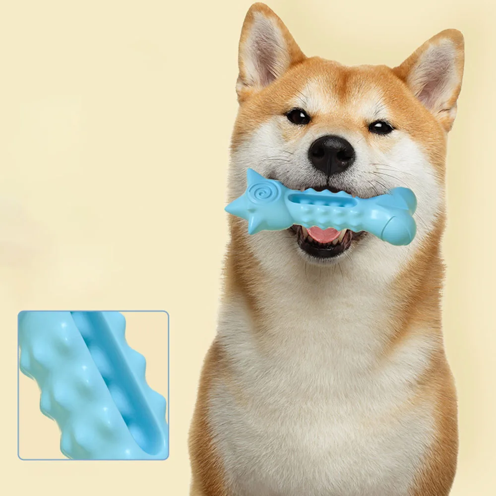 ของเล่นเคี้ยวรูปดาวสำหรับสุนัข - ของเล่นทนทานต่อการกัด ของเล่นเสริมพัฒนาการสำหรับลูกสุนัขและสุนัขโต ของเล่นทำความสะอาดฟันแบบเล่นเองได้ - imagen 4