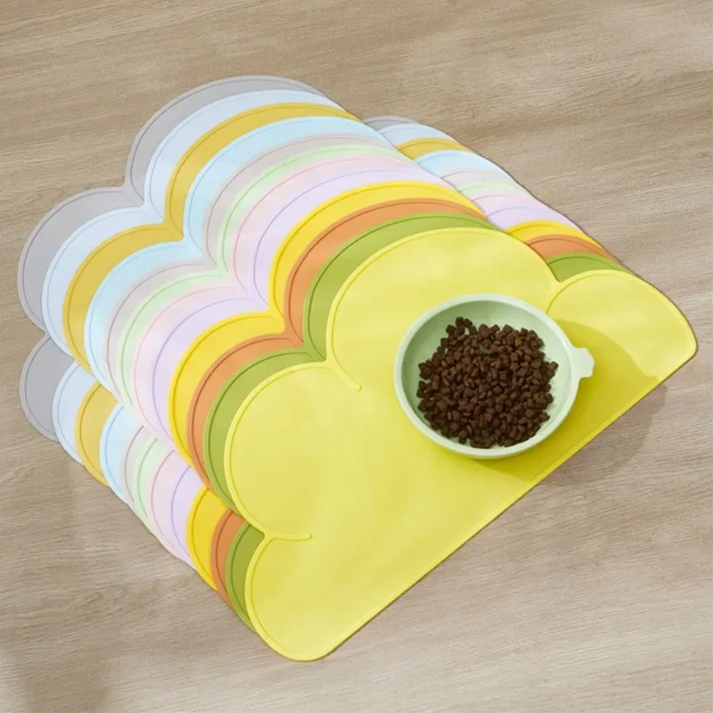 Cuenco de silicona para alimentación de mascotas, tapete para comida para perros y gatos, antiadherente, impermeable, almohadilla de alimentación para alimentos para mascotas, bandeja alimentadora para cachorros, mantel individual con cojín de agua - imagen 5