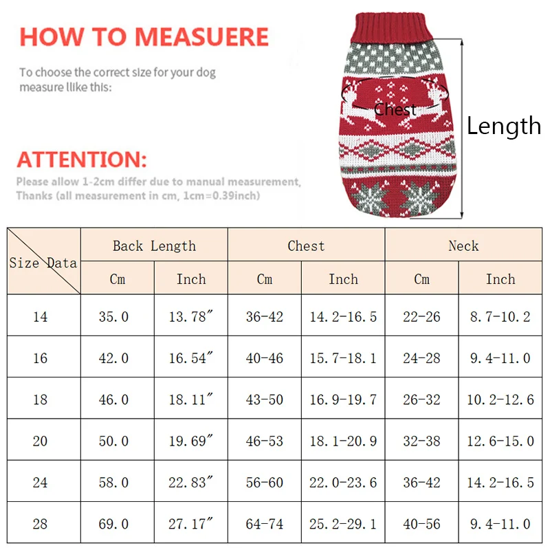 Suéter a rayas para perros grandes, ropa cálida de invierno para mascotas, abrigo para perros pequeños y grandes, Chihuahua Golden Retriever, traje para cachorros, ropa para mascotas - imagen 2