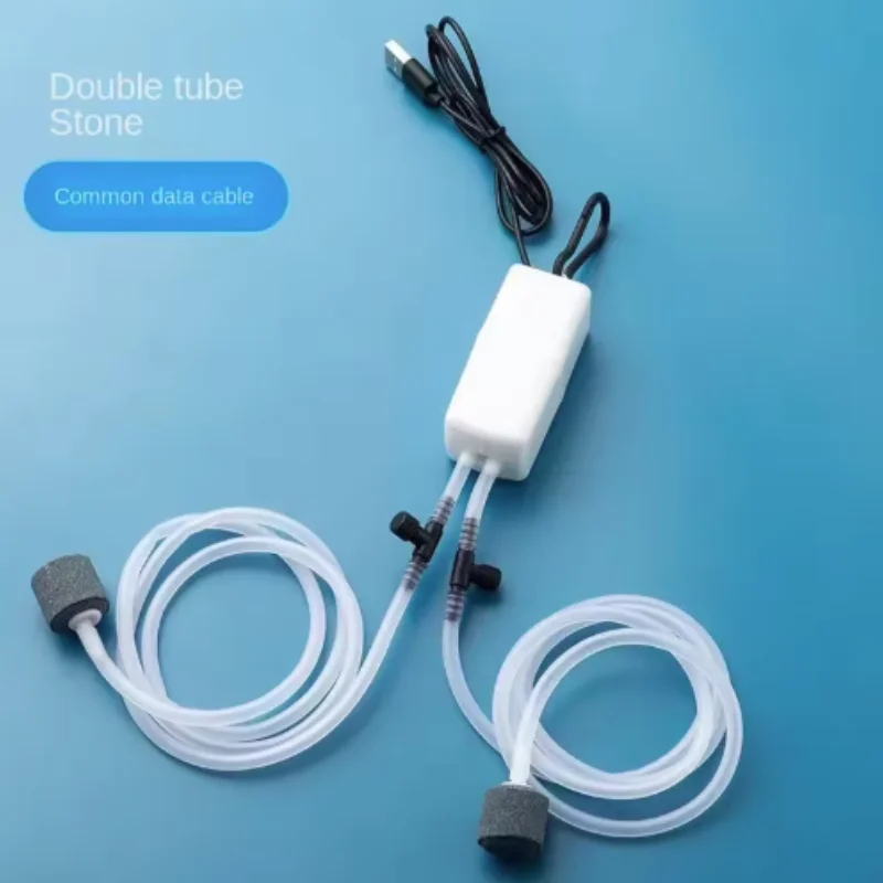 Bomba de aire silenciosa USB para acuarios – Oxigenación práctica - imagen 2