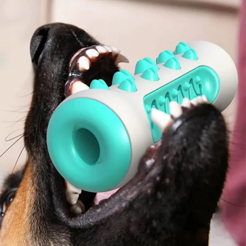 Juguete de dentición masticable para perros, cepillo de dientes TPR seguro, cuidado Dental, suministros de juguetes de limpieza - imagen 2