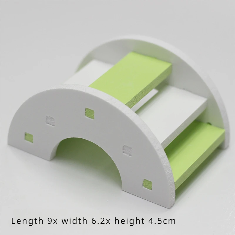 Juguete de madera para hámster, puente de arcoíris, oso oropel, cerdo holandés, jaula para mascotas, suministros para hámster, accesorios para jaula - imagen 3