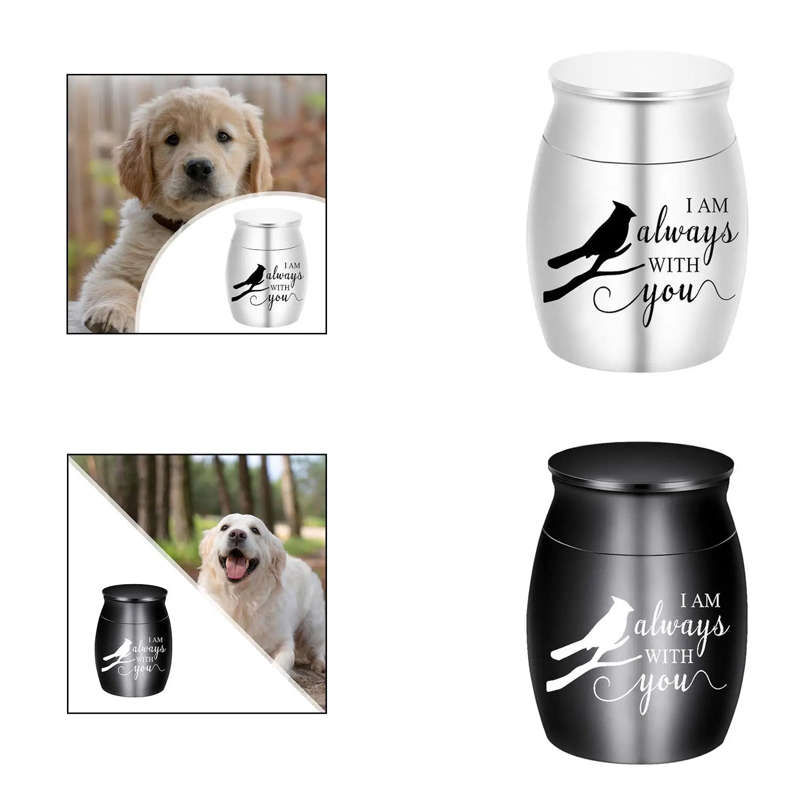 Caja conmemorativa, ligera, multiusos, para mascotas, pájaros, conejos, gatos - imagen 2