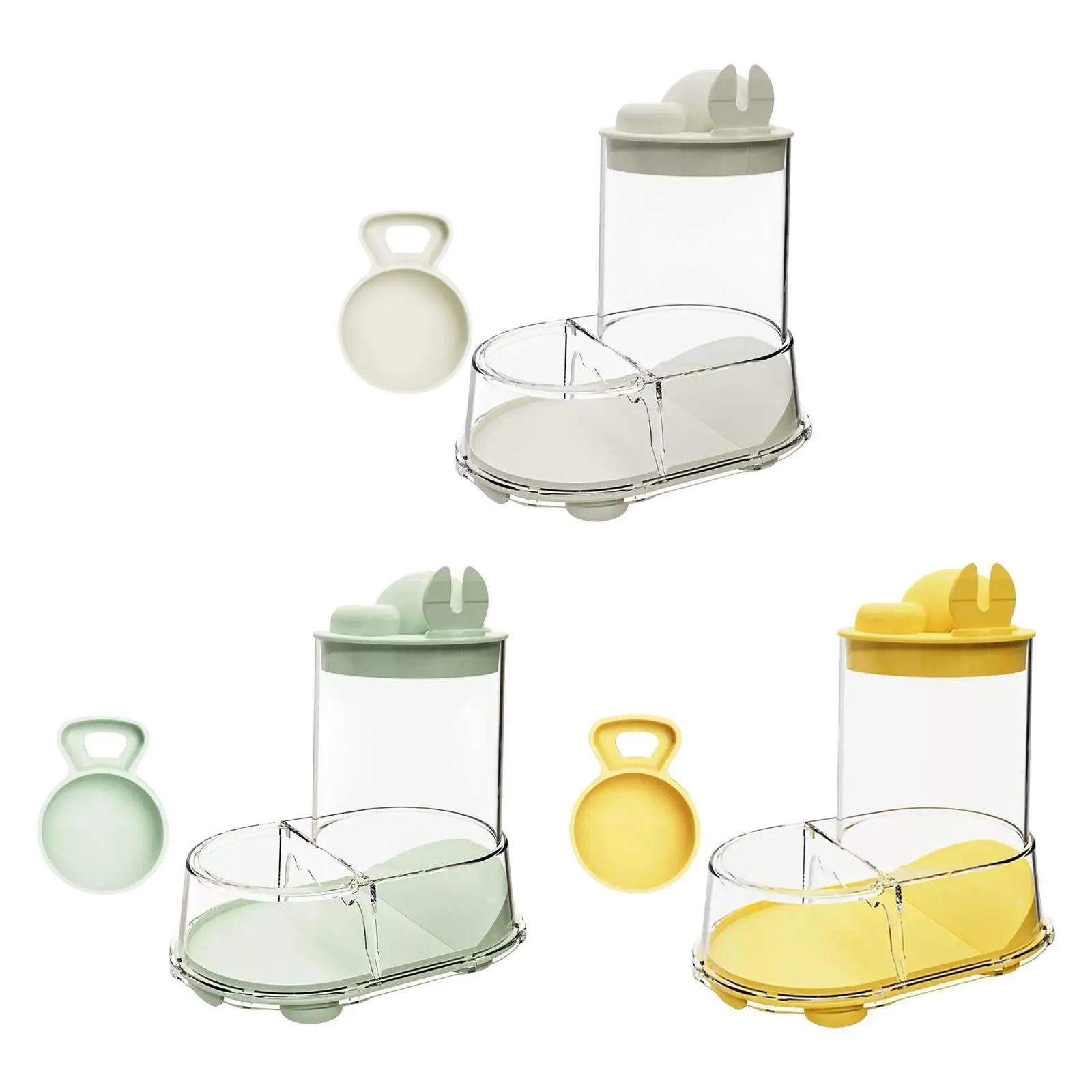 Automatic Hamster Feeder Feeding Station Large Capacity Auto Dispenser Feeding Bowl for Little Animals Dwarf Chinchillas Mice