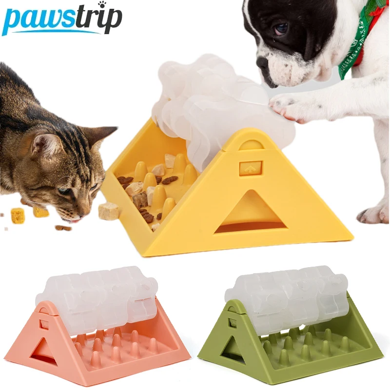 Juguete interactivo para perros, juguete con fugas para perros pequeños, gatos, perros y gatos, alimentador de comida lenta, juguetes para cachorros, suministros para mascotas