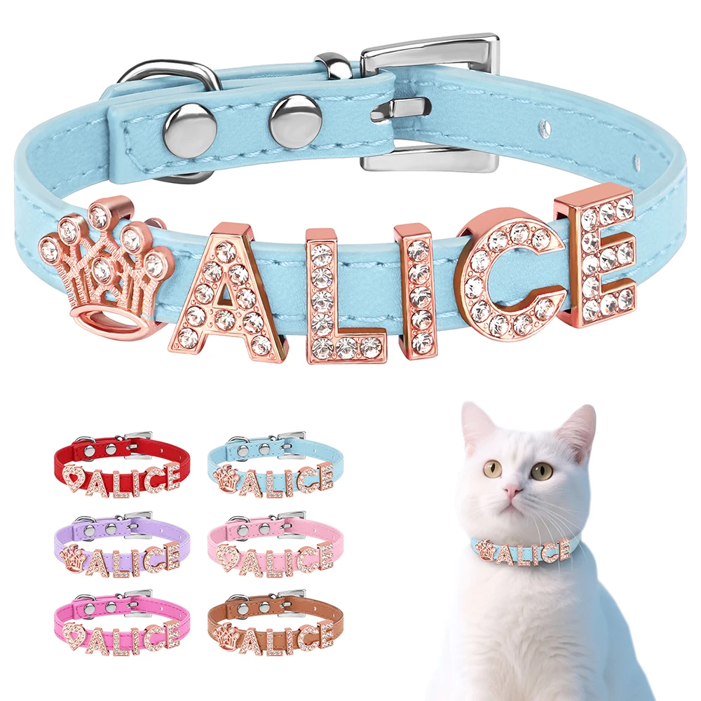 Collar personalizado con nombre para gatos y perros pequeños - imagen 2