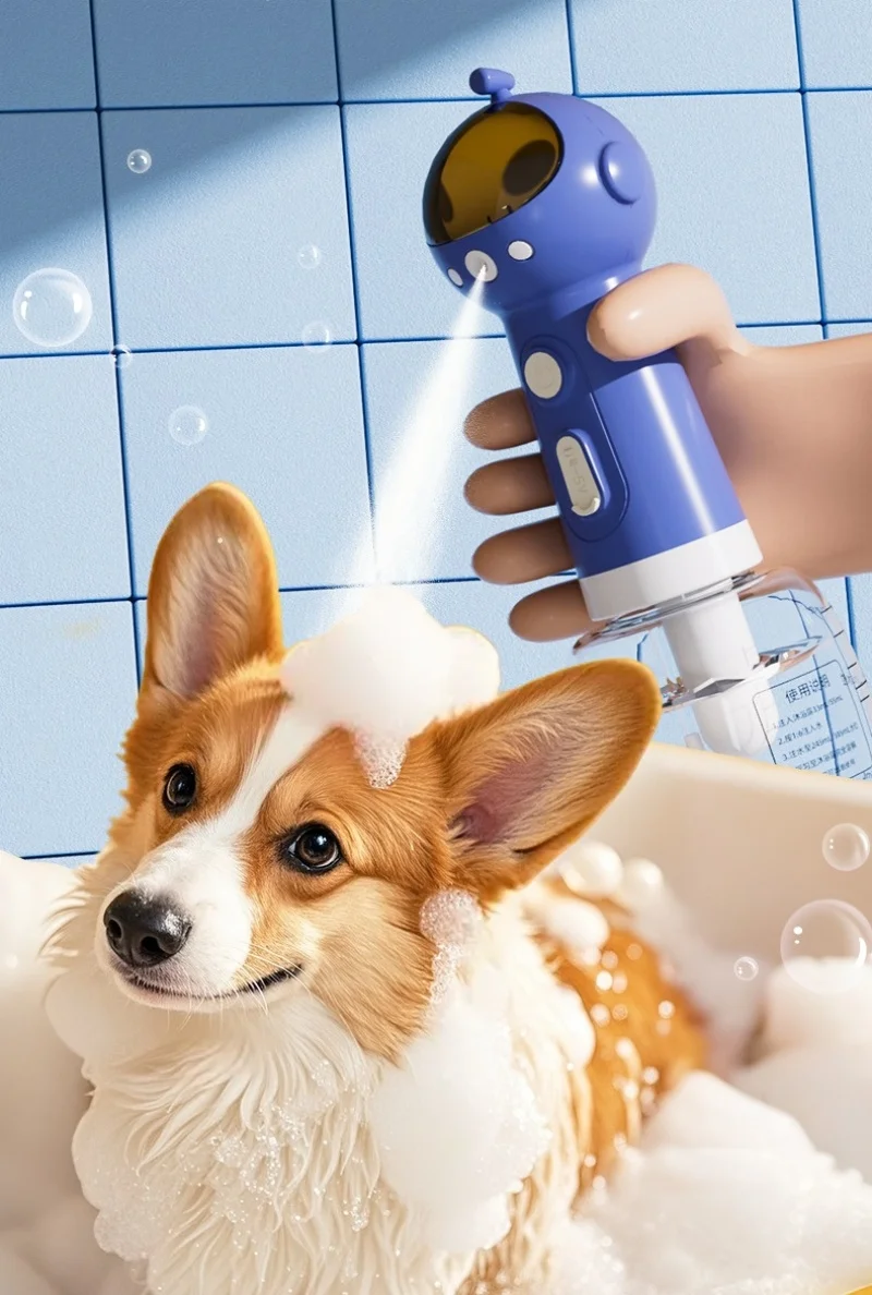 Espumador eléctrico para mascotas, máquina de espuma eléctrica para mascotas, una botella de dilución inteligente que crea espuma para bañarse gatos y perros - imagen 3