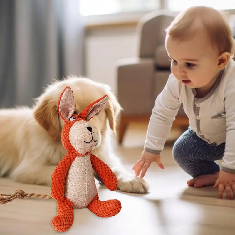 Juguetes de peluche para masticar para perros y mascotas, calmante, resistente al desgarro, para limpiar los dientes, refugio para mascotas, hogar - imagen 2