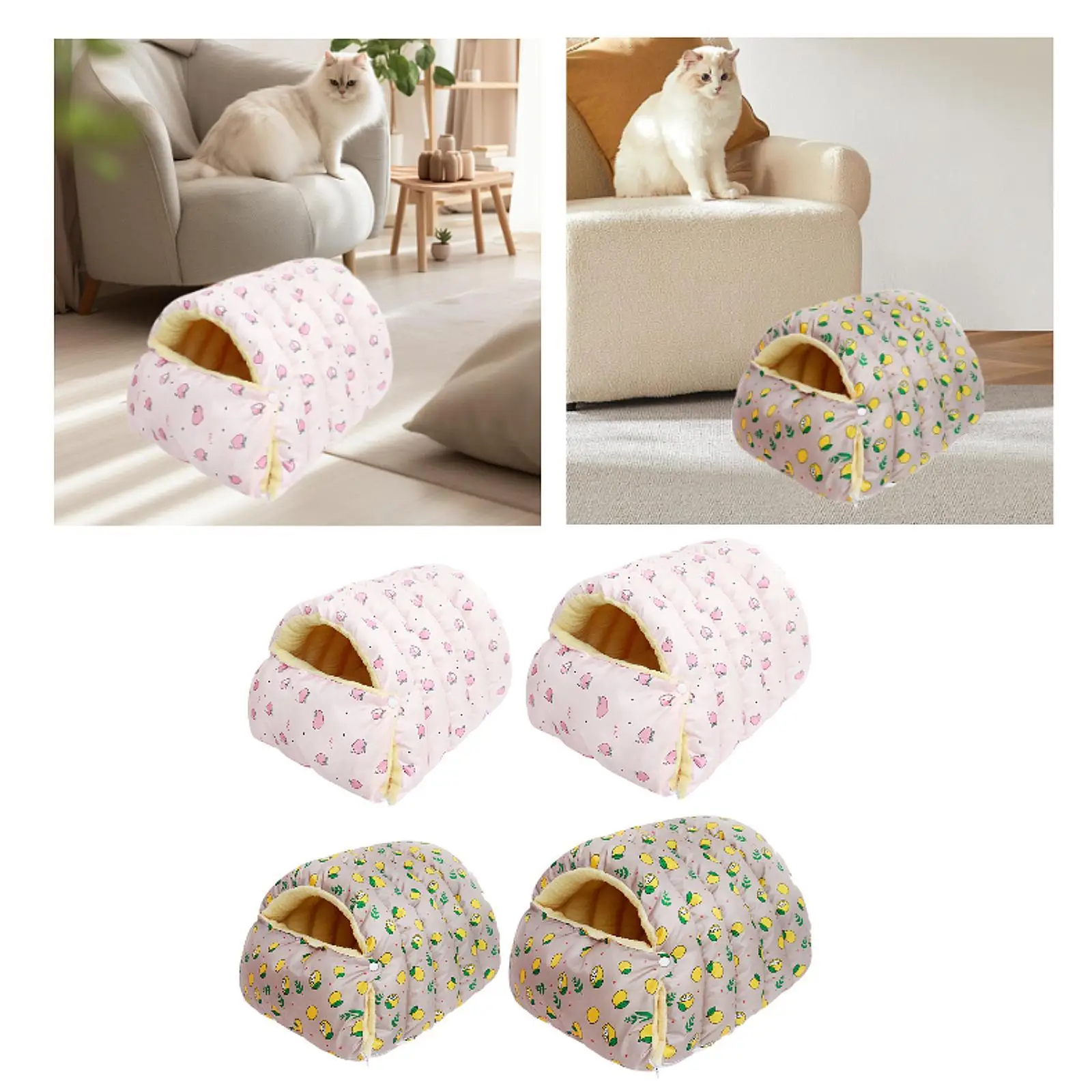 Cat Bed Removable Washable Sleeping Bag Cat Nest for Pet Supplies Cats Dogs