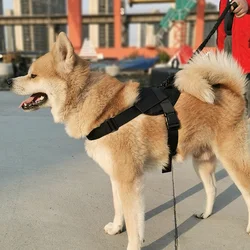 Chaleco táctico para perros con mango - arnés ajustable de nailón