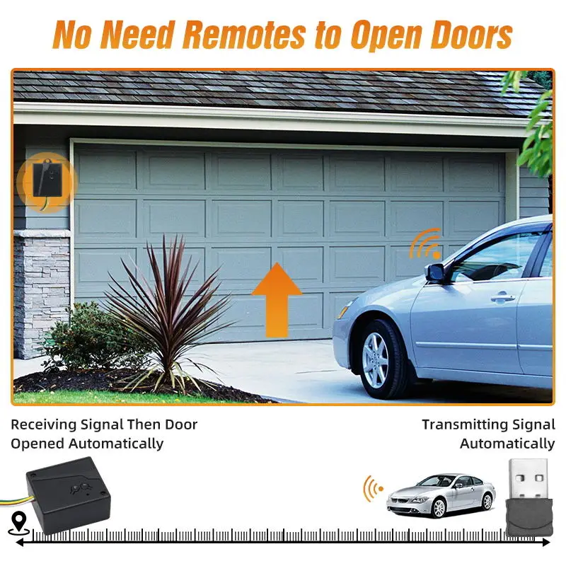 Receptor universal apertura puerta garaje Bluetooth y USB para coche - imagen 2