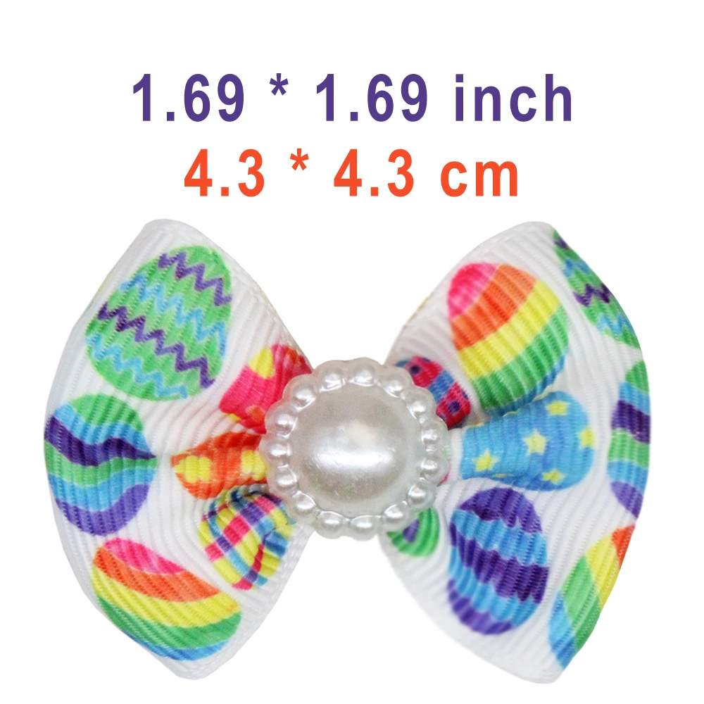 12/24 Uds. Pinzas para el pelo de perro, horquilla para cachorro, mascota, gato, vacaciones, hecho a mano, San Valentín, Pascua, San Patricio, accesorios para el cabello para mascotas - imagen 3