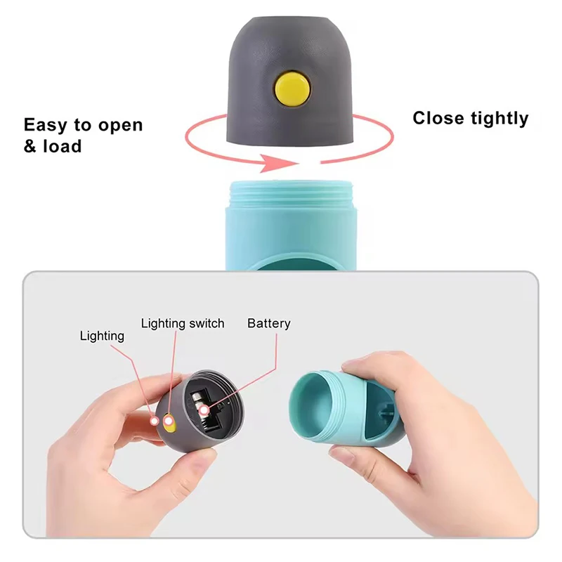 Dispensador de bolsas para excrementos de perros con luz Led, bolsa de basura degradable para exteriores, bolsas de basura portátiles para mascotas, suministros de limpieza para perros y gatos, accesorios - imagen 5