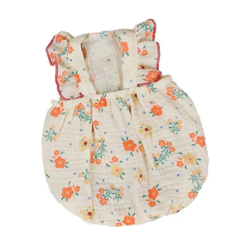 Nuevo vestido dulce para perros y gatos, ropa estampada con mangas voladoras de verano para niñas, ropa para perros pequeños y medianos, falda de camisa blanca para mascotas Chiwawa - imagen 5