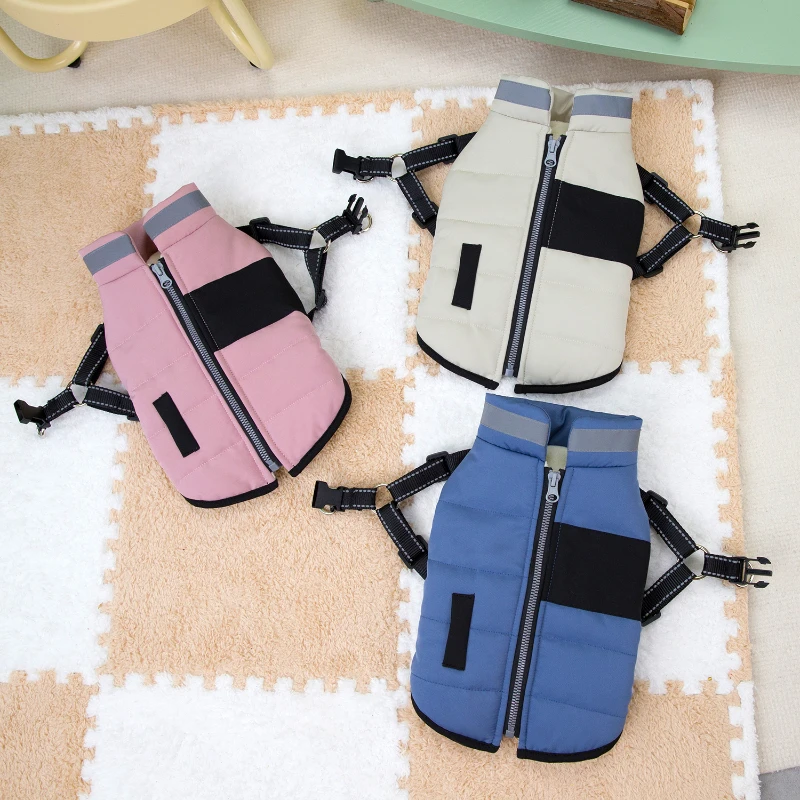 Chaleco impermeable para perros – Cálido con reflectante para invierno - imagen 2