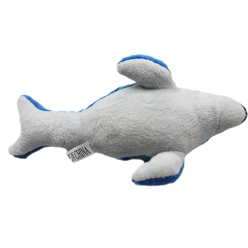Peluche de animales marinos para mascotas, juguete de peluche con chirriante para perros pequeños y medianos, Chihuahua, Shiba, Inu, Limpieza de dientes, suministros para cachorros - imagen 4
