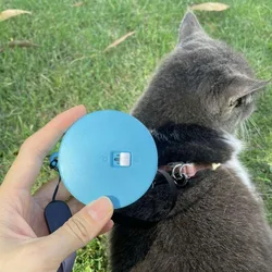 Correa retráctil extensible para perros y gatos pequeños y medianos
