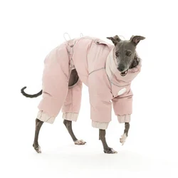 Abrigo de plumón rosa para perros pequeños – a prueba de viento