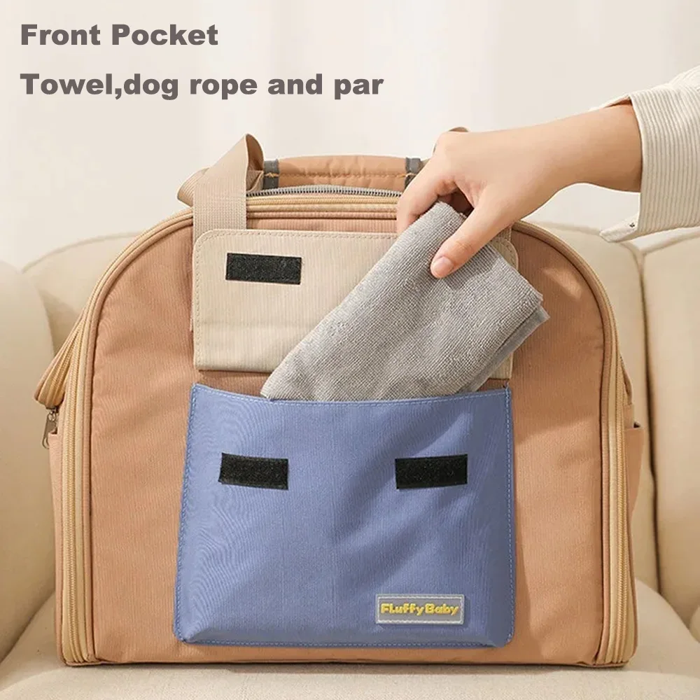 Bolso hombro transpirable multifunción para gatos, perros y cachorros - imagen 5