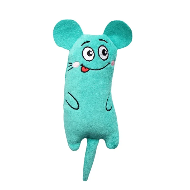 Divertido y bonito juguete de peluche para moler los dientes, hierba gatera, juguetes para gatos, garras interactivas, mordedura del pulgar, menta para gatos, juguete para masticar gatitos y mascotas - imagen 5
