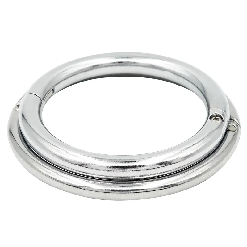 1 Uds. Anillos de Metal para la nariz de ganado, abrazadera de tracción para toro, buey, vaca, ganado, 9/10cm, pinzas para la nariz, suministros para animales de granja - imagen 5