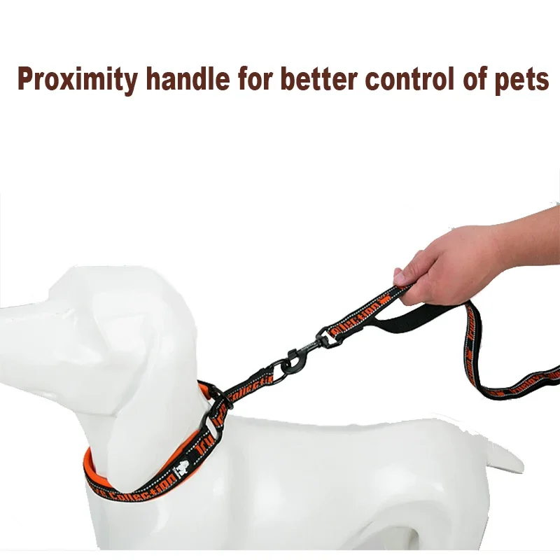 Winhyepet-Correa para perros de campo traviesa con mango acolchado, adiestramiento resistente, control de proximidad, correa para mascotas para perros pequeños, medianos y grandes - imagen 2