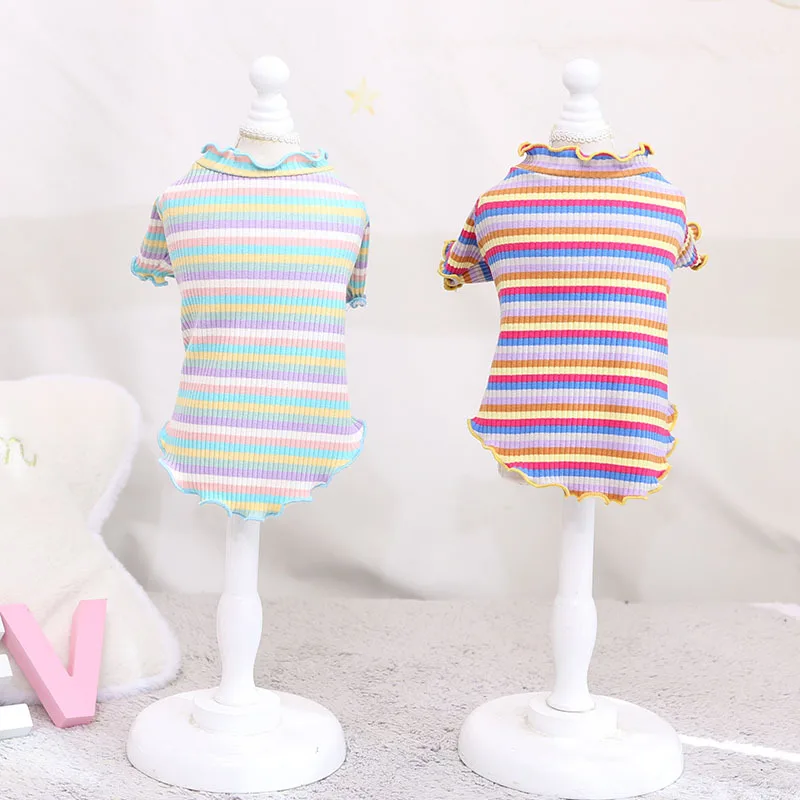 Ropa para perro, chaleco para cachorro, camiseta bonita, falda para mascota, vestido de fondo, disfraz para perro, ropa para cachorro, Primavera - imagen 2