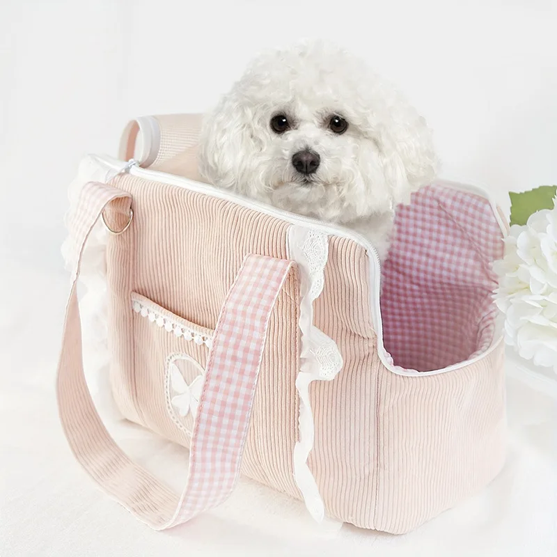 Bolsa de transporte transpirable para mascotas: perros y gatos, avion - imagen 2