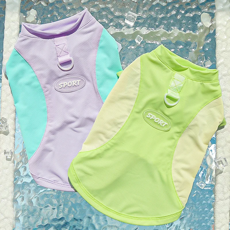 Chaleco refrescante de verano para perros y gatos – Chaqueta de malla transpirable con protección UV para mascotas pequeñas y medianas, ropa para perros y gatos al aire libre - imagen 4