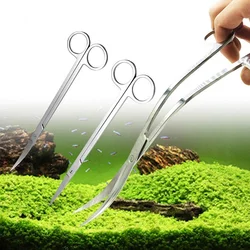 Kit limpieza acuario acero inoxidable con tijeras y espátula