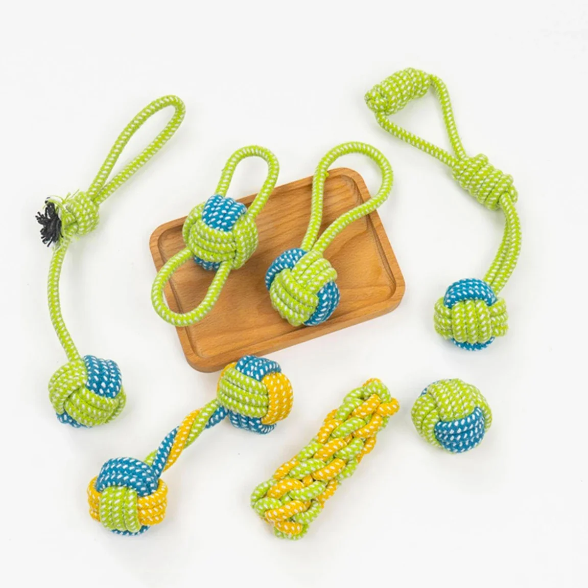 Juguetes para perros grandes y pequeños, juguete interactivo de cuerda de algodón, Mini juguetes para perros, accesorios para perros, cepillo de dientes, juguete para masticar para cachorros - imagen 5