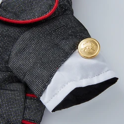 Camisa esmoquin a cuadros con moño para perros y gatos – Traje fiesta