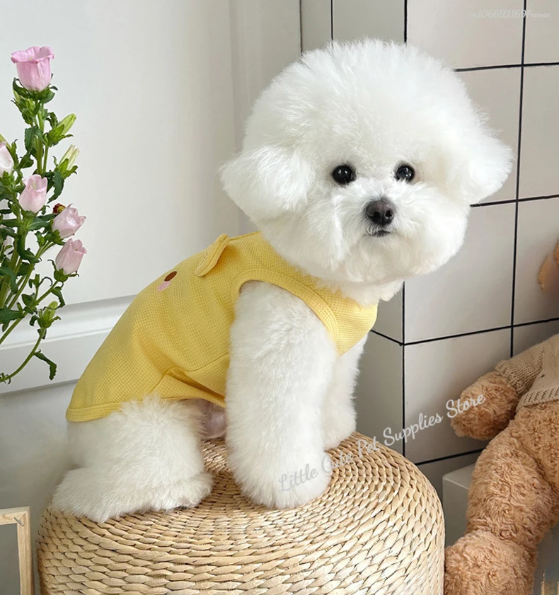 Ropa de verano para perros pequeños, chaleco fino para cachorros, ropa transpirable para Chihuahua, chaleco para gatos, suministros para mascotas - imagen 5