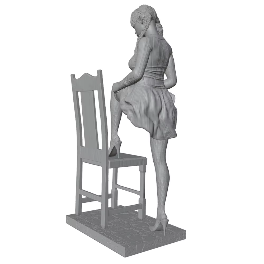 Figura de resina decorativa sin pintar para gatos y perros