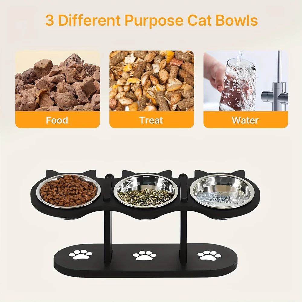 Comedero elevado para perros pequeños, cachorros, gatitos y bulldogs - imagen 4
