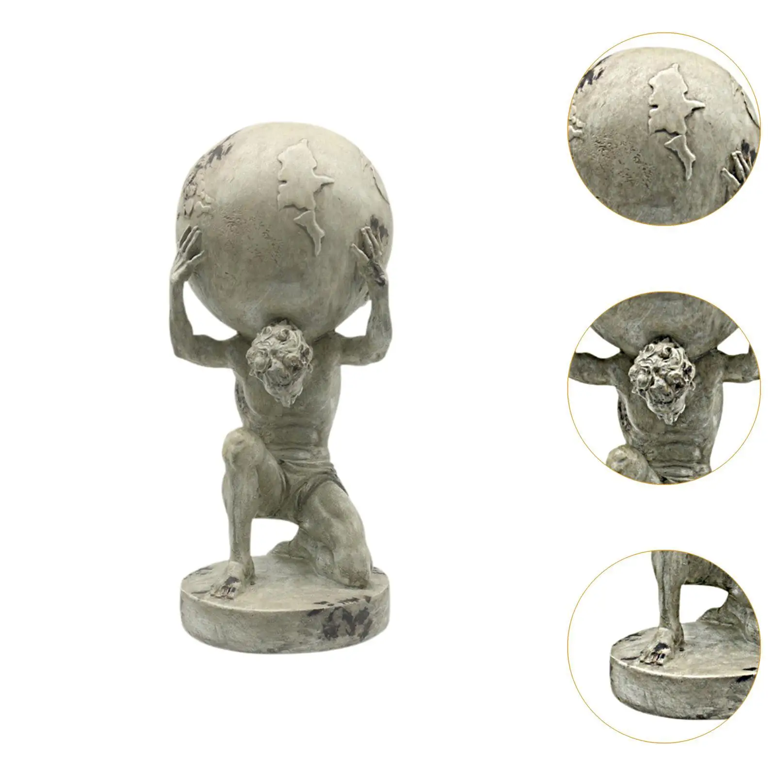 Greek Titan God Statue Decor Home Decor Masterpiece Table Handmade Office Decor Figure Sisyphus Statue Carrying The World Statue Greek Titan God Statue Decor Home Decor Masterpiece Table Handmade Office Decor Figure Sisyphus Statue Carrying The World Statue