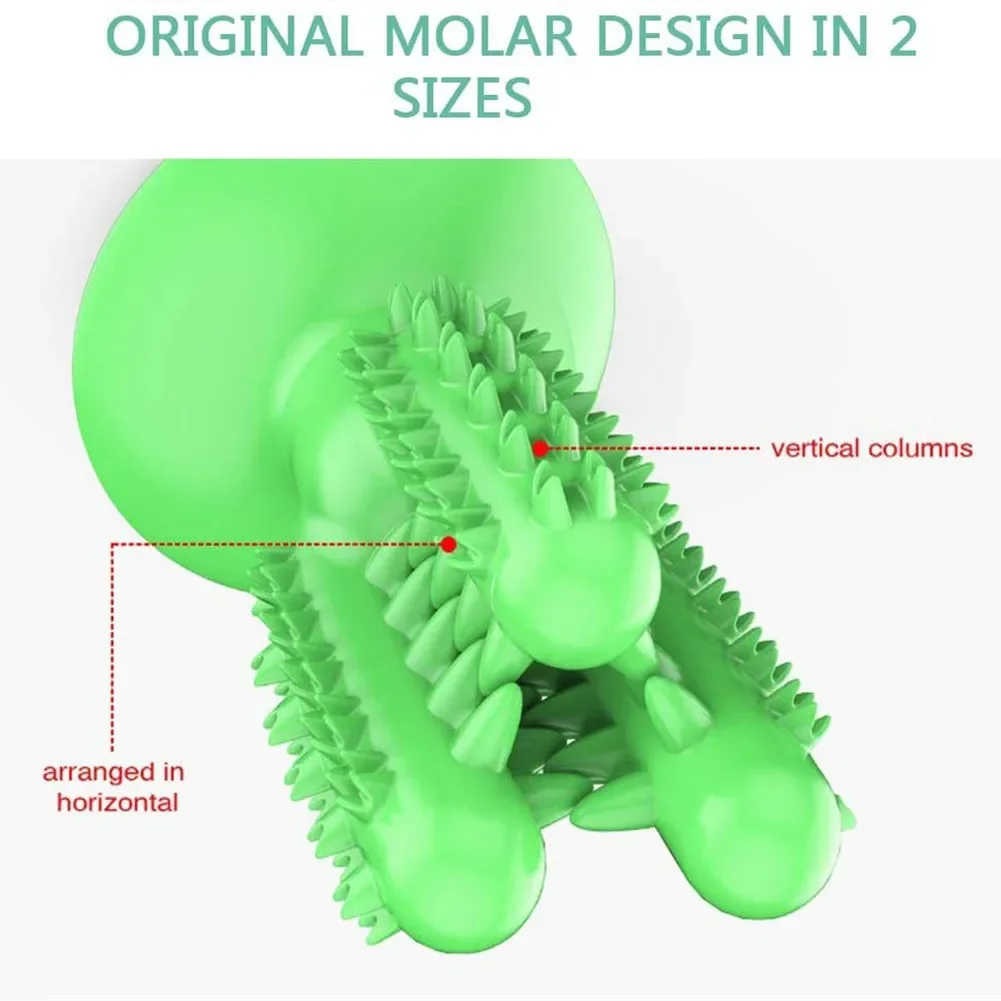 Nuevos juguetes de cepillo de dientes para perros, juguete interactivo de entrenamiento IQ, limpieza de dientes, duradero, pequeño, mediano y grande, para masticar cachorros - imagen 2