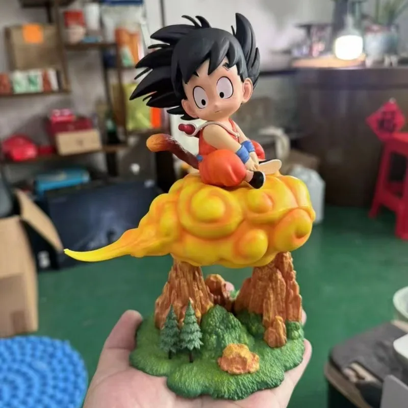 Figura de Dragon Ball Anime 20cm Son Goku versión infantil estatuilla Vegito acción estatua de PVC modelo coleccionable decoración juguete para regalo - imagen 4