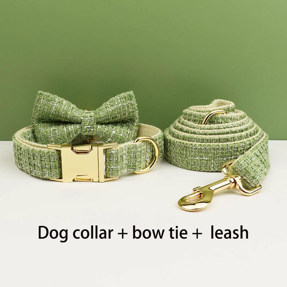Bow Collar Leash Set
