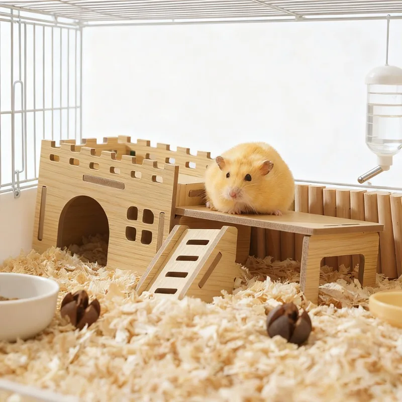 Decoración de paisajismo para jaula de mascotas