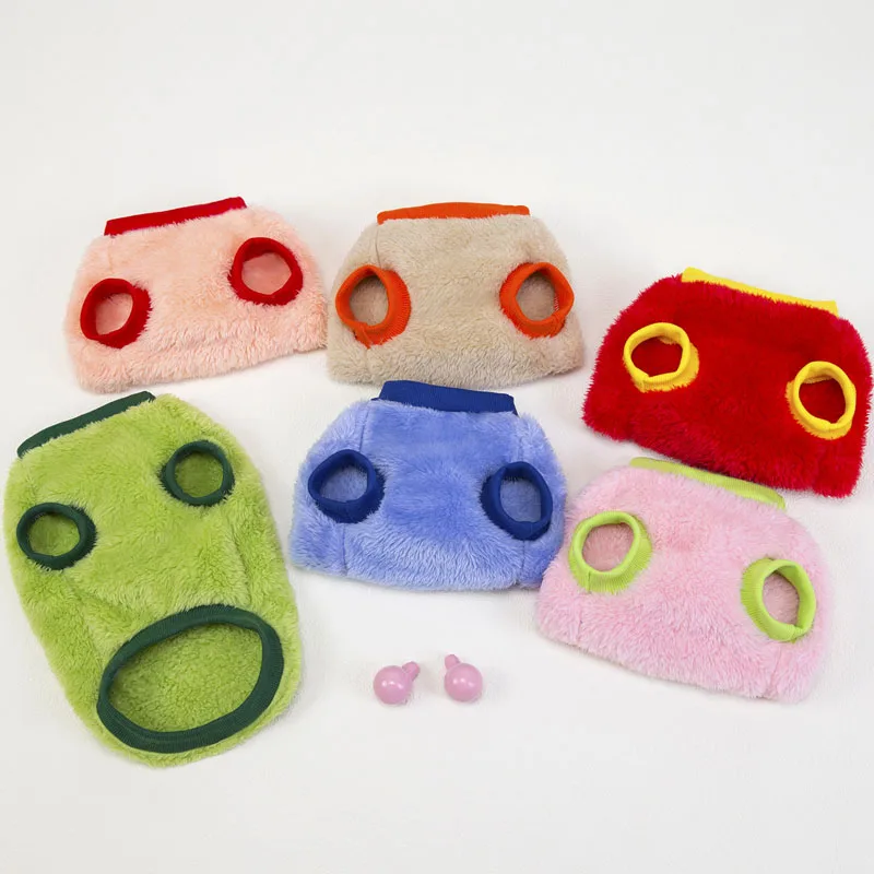 Sudaderas con capucha largas de felpa, ropa de invierno de manga corta, ropa cálida para perros pequeños, Chihuahua, perro salchicha, sudadera para cachorros, suéter XXL - imagen 2