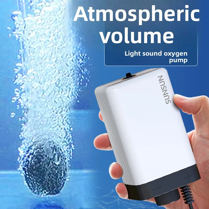 Bomba oxigenadora para pecera, bomba de oxígeno para acuario, oxigenador de peces silencioso pequeño, serie CT, suministros acuáticos para mascotas, bombas desnudas