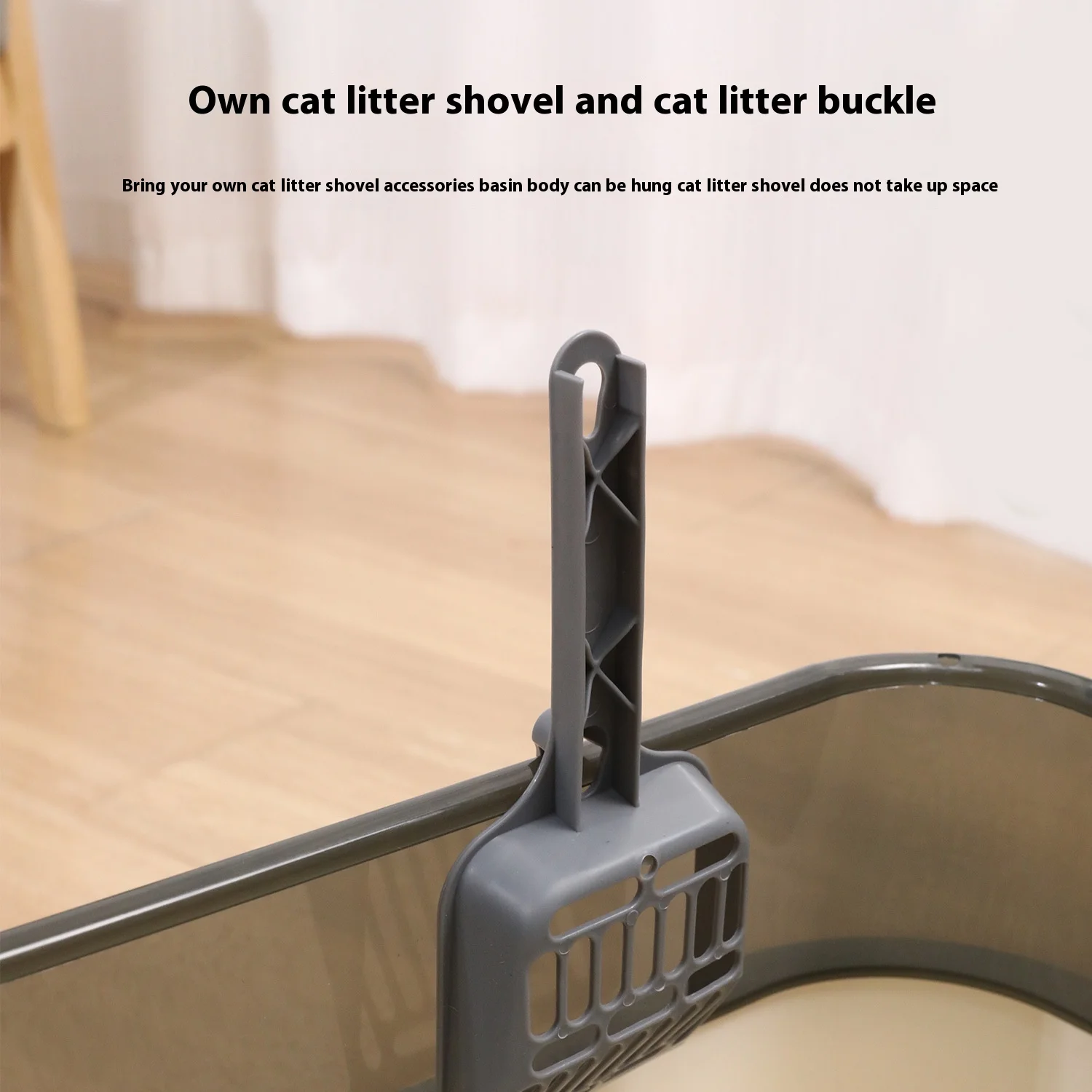 Caja de arena para gatito, caja de arena para gatos, bandeja semicerrada a prueba de salpicaduras para gatos, suministros de lavabo para limpieza de inodoro para gatos, bandeja para gatitos, colcha - imagen 4