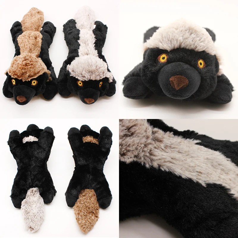 Juguete de peluche para perros con chirrido para perros pequeños y medianos, cachorros, Chihuahua, Golden Retriever, juguetes para mascotas con forma de Animal de alta calidad - imagen 4