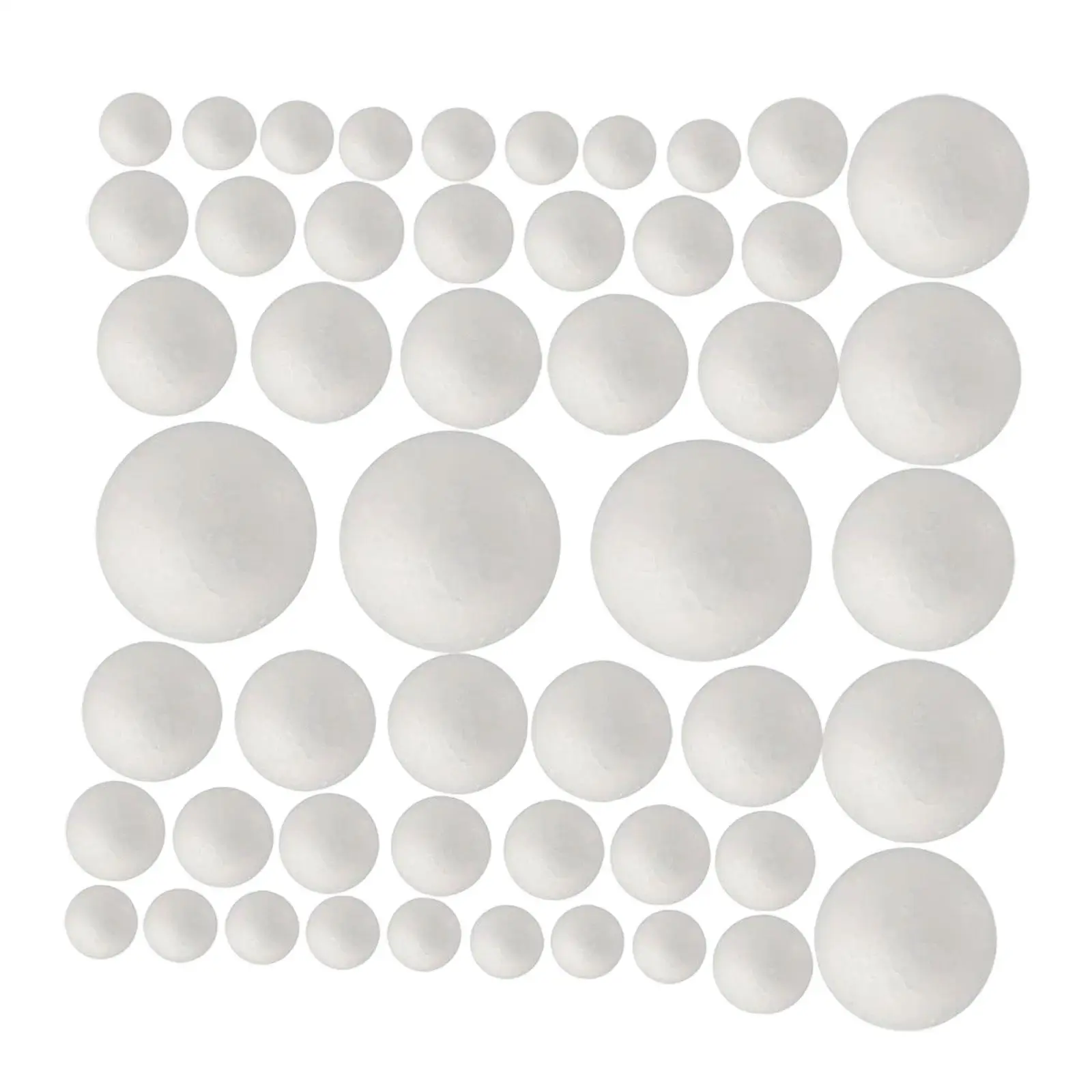 2xCraft Foam Balls School Project Arts Modeling Christmas Household DIY Crafts 50pcs
