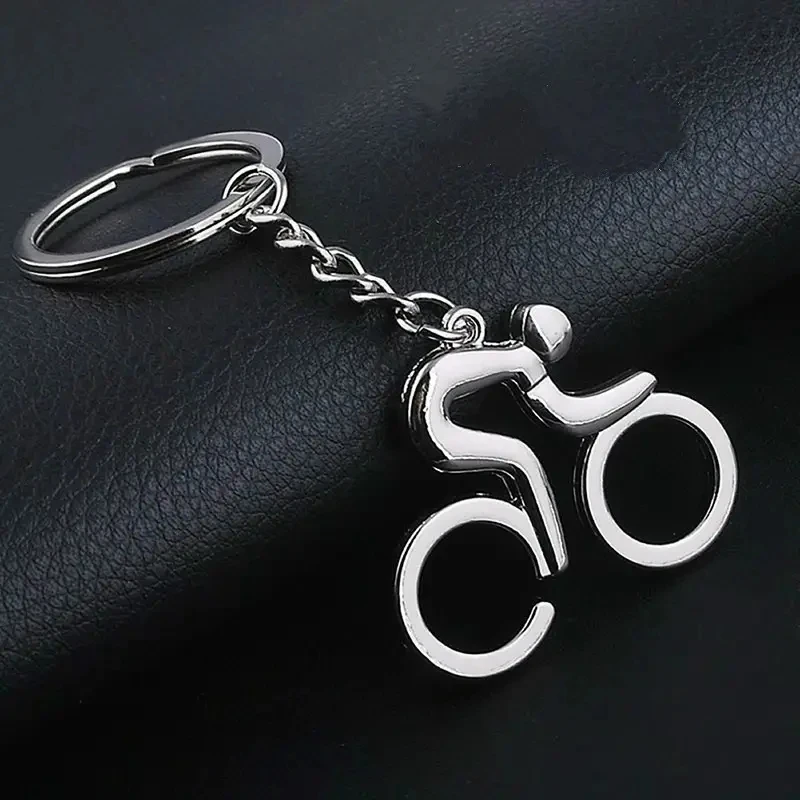 1 llavero de metal para bicicleta: perfecto para andar en bicicleta, montar y colgar, regalo ideal para cumpleaños, fiestas y vacaciones
