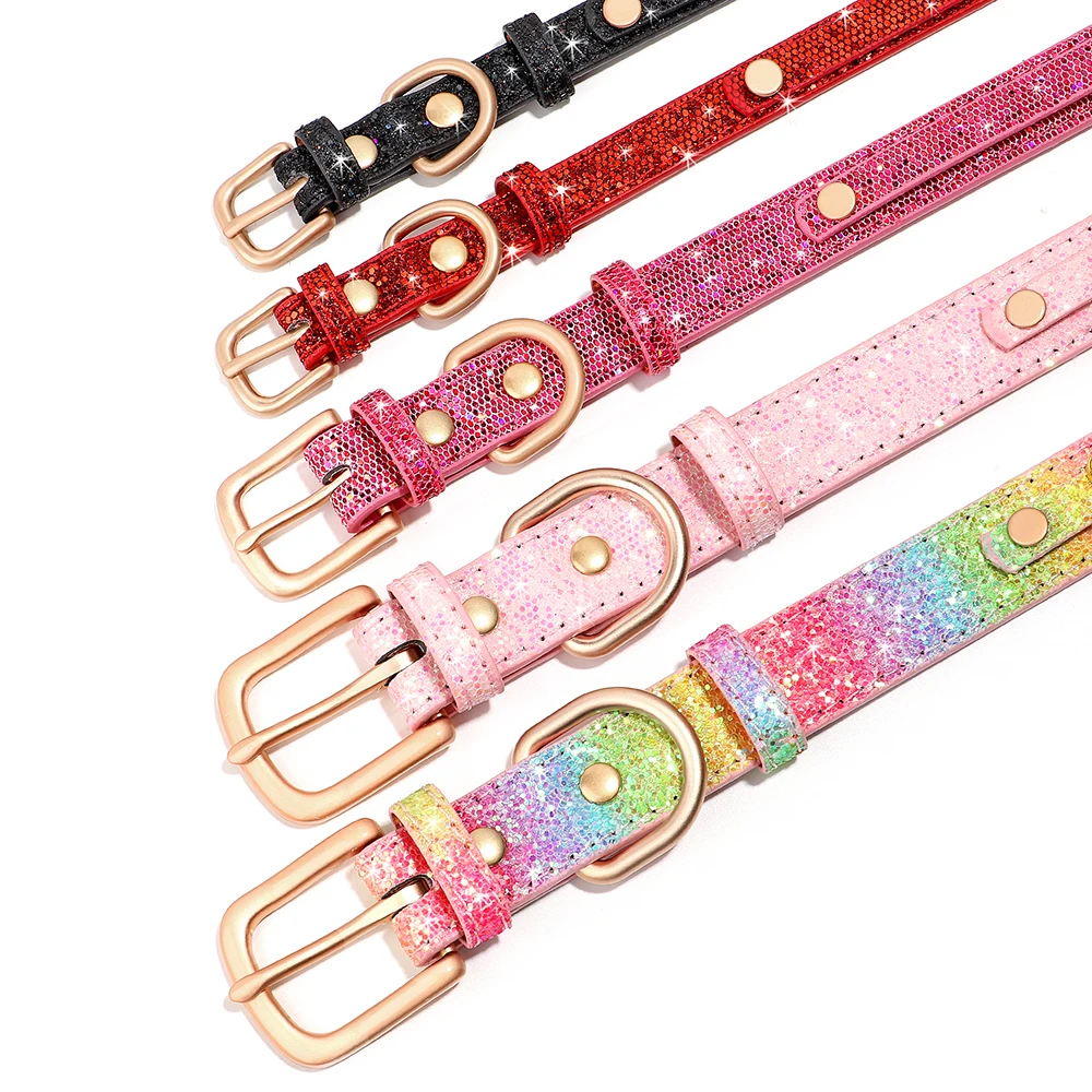 Collares de cristal ostentoso para cachorros, Collar personalizado con diamantes de imitación para perros pequeños, Collar personalizado para Chihuahua con dijes, accesorios para mascotas - imagen 4