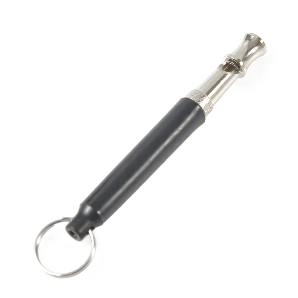 Silbato de entrenamiento para perros y mascotas, silbatos de entrenamiento con sonido supersónico, silbato negro para entrenamiento de perros y gatos - imagen 5